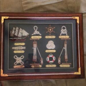 Nautical shadow box